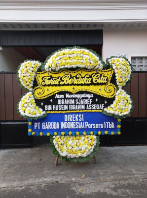Papan Bunga Duka di Babura