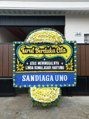Papan Bunga Duka di Babura